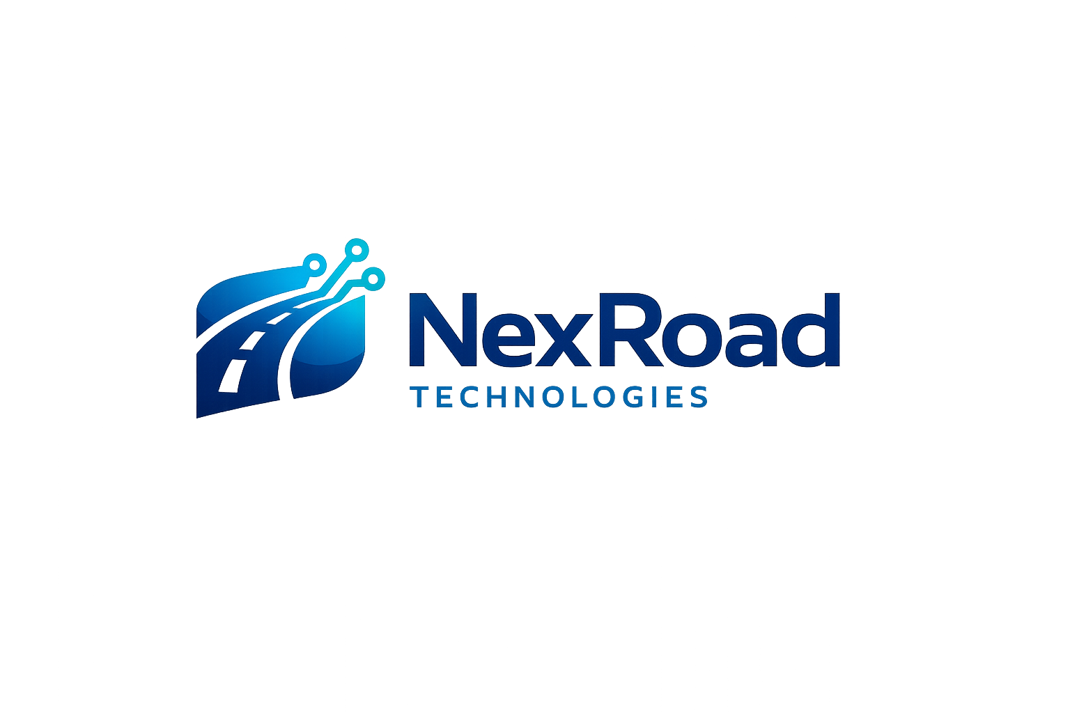 NexRoad Technologies logo showing a smart road connected to digital circuitry